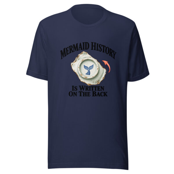 Mermaid History Is Written On The Back Graphic Tee mockup 6 Mermaid History Is Written On The Back Graphic Tee mockup 6