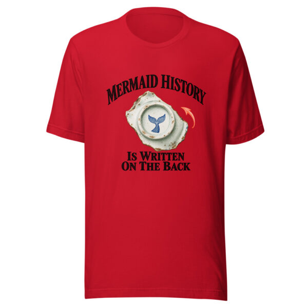 Mermaid History Is Written On The Back Graphic Tee mockup 8 Mermaid History Is Written On The Back Graphic Tee mockup 8