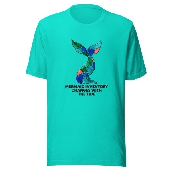 Mermaid Inventory Changes With The Tide Graphic Tee front view