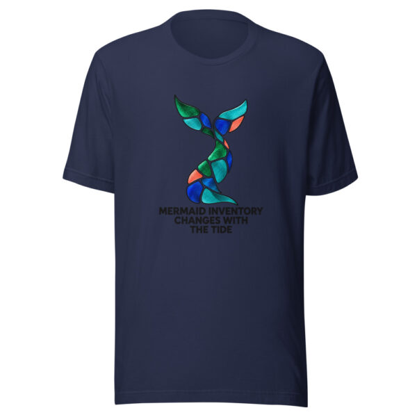 Mermaid Inventory Changes With The Tide Graphic Tee mockup 6