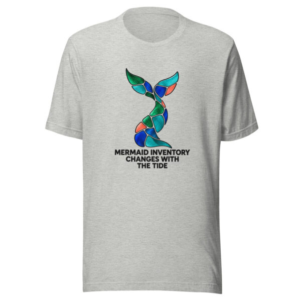 Mermaid Inventory Changes With The Tide Graphic Tee mockup 7