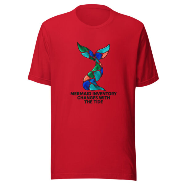 Mermaid Inventory Changes With The Tide Graphic Tee mockup 8