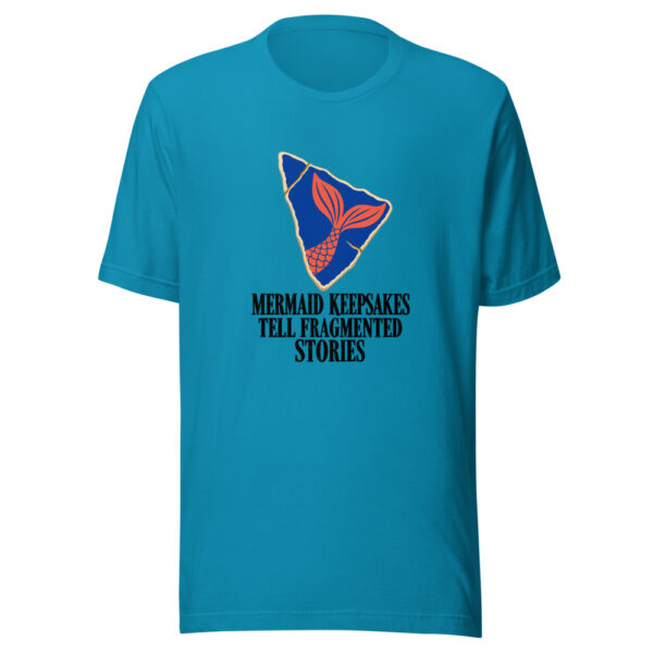 Mermaid Keepsakes Tell Fragmented Stories Graphic Tee front view