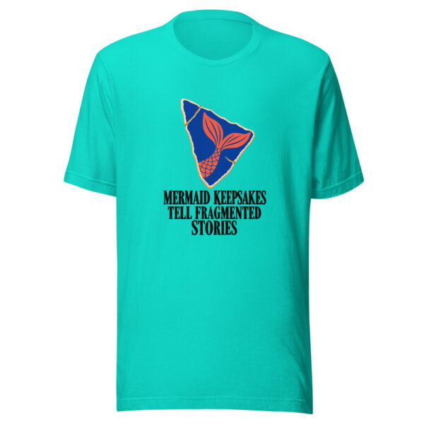 Mermaid Keepsakes Tell Fragmented Stories Graphic Tee mockup 2