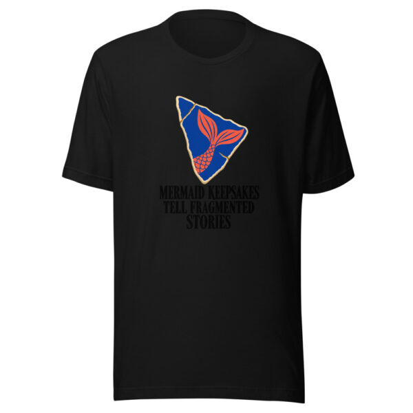 Mermaid Keepsakes Tell Fragmented Stories Graphic Tee mockup 4