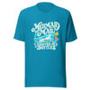 Mermaid Mail Arrives In Bottles Graphic Tee mockup 2 Mermaid Mail Arrives In Bottles Graphic Tee mockup 2