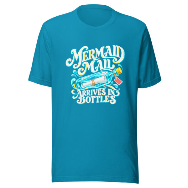 Mermaid Mail Arrives In Bottles Graphic Tee mockup 2 Mermaid Mail Arrives In Bottles Graphic Tee mockup 2