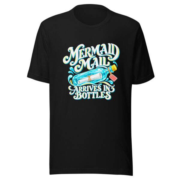 Mermaid Mail Arrives In Bottles Graphic Tee mockup 4 Mermaid Mail Arrives In Bottles Graphic Tee mockup 4
