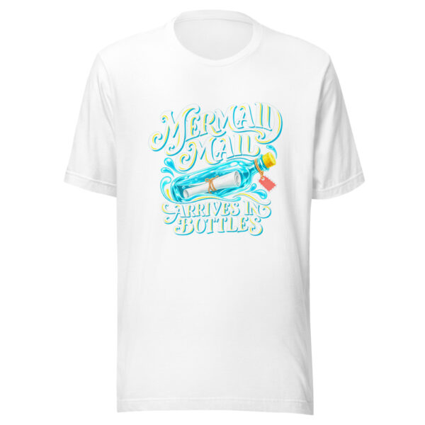 Mermaid Mail Arrives In Bottles Graphic Tee mockup 5 Mermaid Mail Arrives In Bottles Graphic Tee mockup 5
