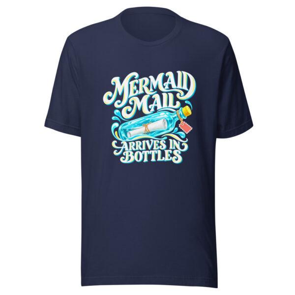 Mermaid Mail Arrives In Bottles Graphic Tee mockup 6 Mermaid Mail Arrives In Bottles Graphic Tee mockup 6