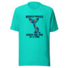 Mermaid Mosaics Arrive One Tide At A Time Graphic Tee mockup 2 Mermaid Mosaics Arrive One Tide At A Time Graphic Tee mockup 2