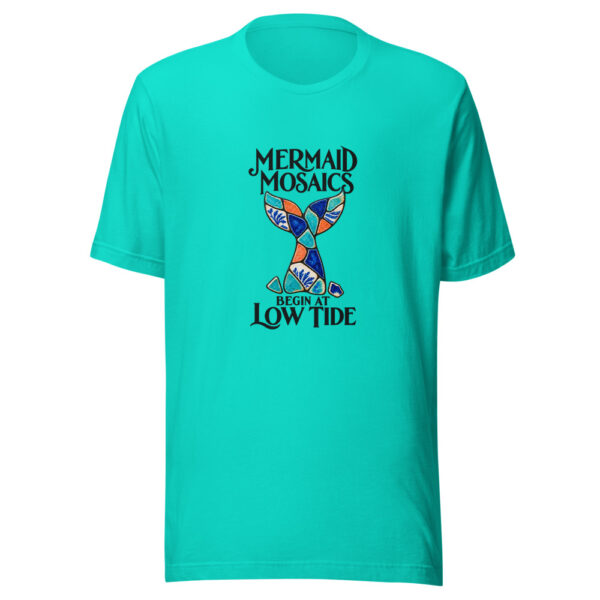 Mermaid Mosaics Begin At Low Tide Graphic Tee mockup 3
