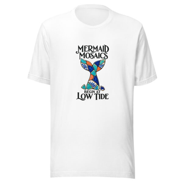 Mermaid Mosaics Begin At Low Tide Graphic Tee mockup 5