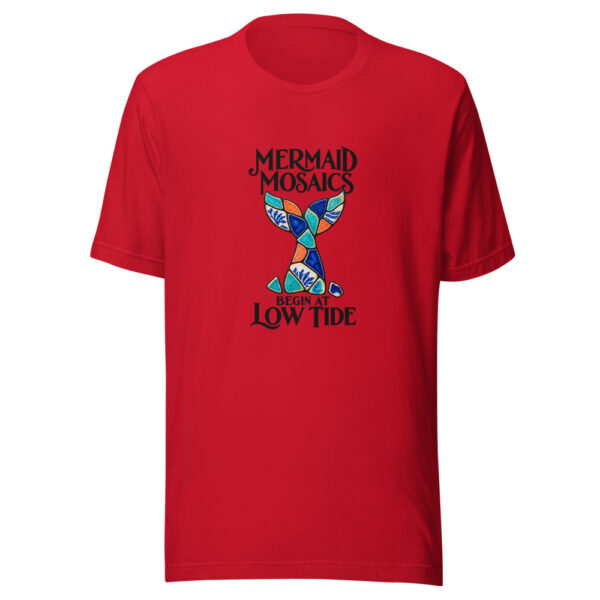 Mermaid Mosaics Begin At Low Tide Graphic Tee mockup 8