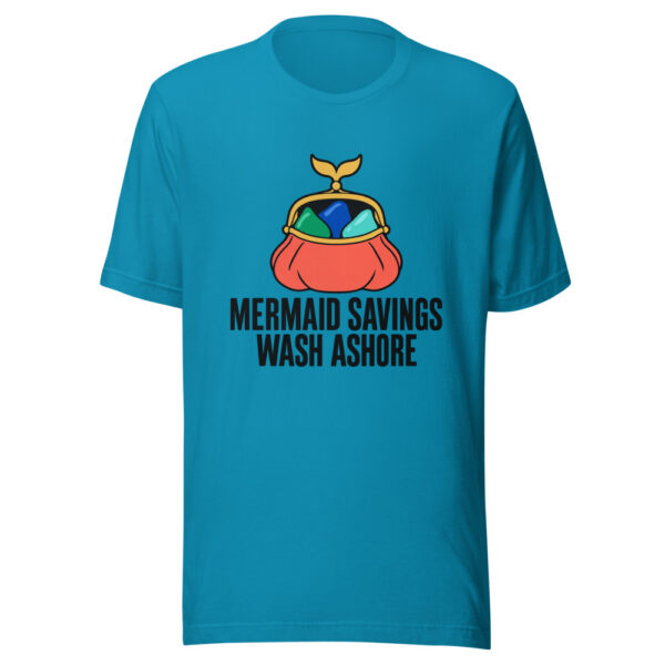 Mermaid Savings Wash Ashore Graphic Tee mockup 2 Mermaid Savings Wash Ashore Graphic Tee mockup 2