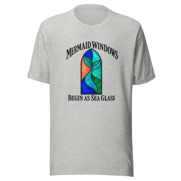 Mermaid Windows Begin As Sea Glass Graphic Tee mockup 7 Mermaid Windows Begin As Sea Glass Graphic Tee mockup 7