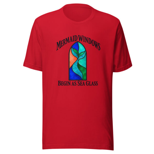 Mermaid Windows Begin As Sea Glass Graphic Tee mockup 8 Mermaid Windows Begin As Sea Glass Graphic Tee mockup 8