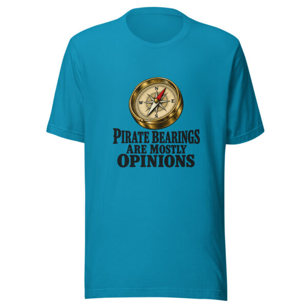Pirate Bearings Are Mostly Opinions Graphic Tee mockup 1 Pirate Bearings Are Mostly Opinions Graphic Tee front view