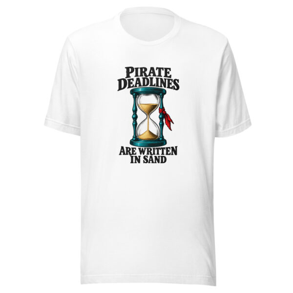 Pirate Deadlines Are Written In Sand Graphic Tee mockup 6 Pirate Deadlines Are Written In Sand Graphic Tee mockup 6