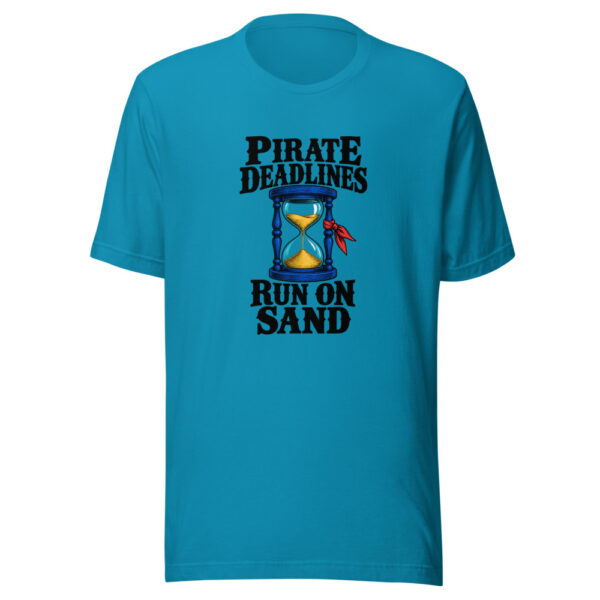 Pirate Deadlines Run On Sand Graphic Tee mockup 2 Pirate Deadlines Run On Sand Graphic Tee mockup 2
