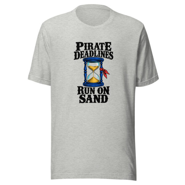 Pirate Deadlines Run On Sand Graphic Tee mockup 7 Pirate Deadlines Run On Sand Graphic Tee mockup 7