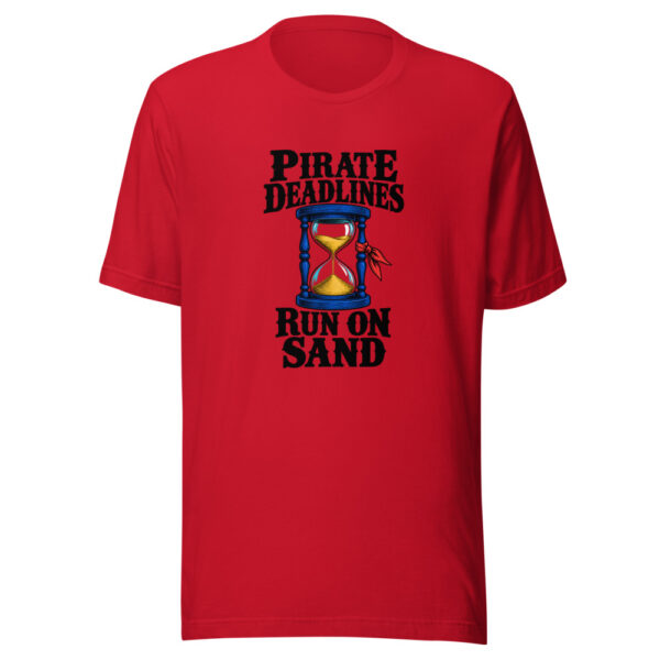 Pirate Deadlines Run On Sand Graphic Tee mockup 8 Pirate Deadlines Run On Sand Graphic Tee mockup 8