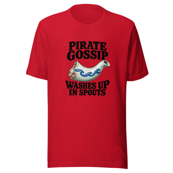 Pirate Gossip Washes Up In Spouts Graphic Tee mockup 4 Pirate Gossip Washes Up In Spouts Graphic Tee mockup 4