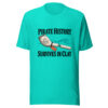 Pirate History Survives In Clay Graphic Tee mockup 2 Pirate History Survives In Clay Graphic Tee mockup 2