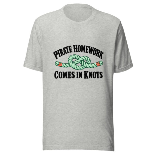 Pirate Homework Comes In Knots Graphic Tee mockup 8 Pirate Homework Comes In Knots Graphic Tee mockup 8