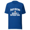 Pirate Meetings Require A Different Tack Graphic Tee mockup 1 Pirate Meetings Require A Different Tack Graphic Tee front view