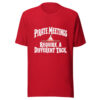 Pirate Meetings Require A Different Tack Graphic Tee mockup 8 Pirate Meetings Require A Different Tack Graphic Tee mockup 8