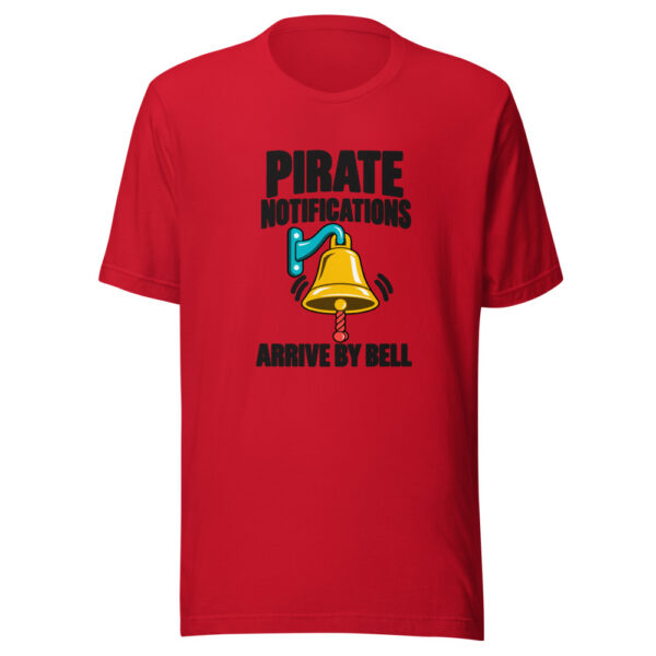 Pirate Notifications Arrive By Bell Graphic Tee mockup 8 Pirate Notifications Arrive By Bell Graphic Tee mockup 8