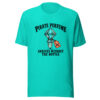 Pirate Perfume Arrives Without The Bottle Graphic Tee front view