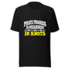 Pirate Progress Is Measured In Knots Graphic Tee mockup 4
