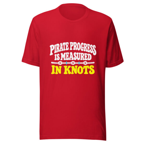 Pirate Progress Is Measured In Knots Graphic Tee mockup 8