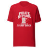 Pirate Repairs Require A Steady Stitch Graphic Tee mockup 1 Pirate Repairs Require A Steady Stitch Graphic Tee front view