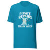 Pirate Repairs Require A Steady Stitch Graphic Tee mockup 2 Pirate Repairs Require A Steady Stitch Graphic Tee mockup 2
