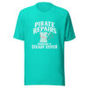 Pirate Repairs Require A Steady Stitch Graphic Tee mockup 3 Pirate Repairs Require A Steady Stitch Graphic Tee mockup 3