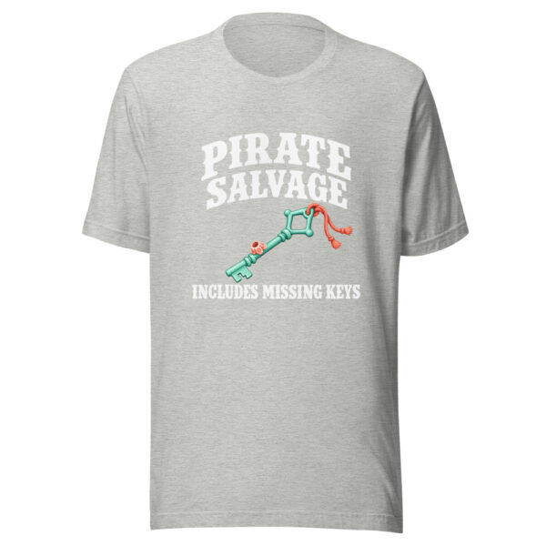 Pirate Salvage Includes Missing Keys Graphic Tee mockup 8 Pirate Salvage Includes Missing Keys Graphic Tee mockup 8