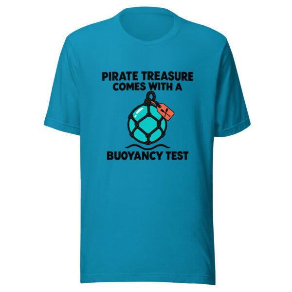 Pirate Treasure Comes With A Buoyancy Test Graphic Tee mockup 2 Pirate Treasure Comes With A Buoyancy Test Graphic Tee mockup 2