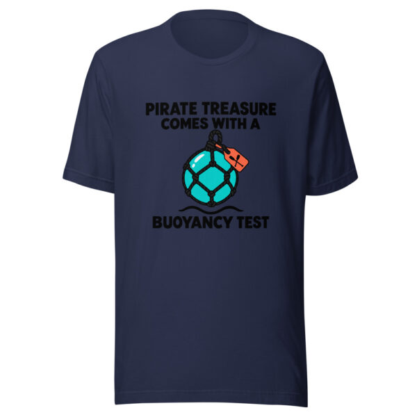 Pirate Treasure Comes With A Buoyancy Test Graphic Tee mockup 6 Pirate Treasure Comes With A Buoyancy Test Graphic Tee mockup 6