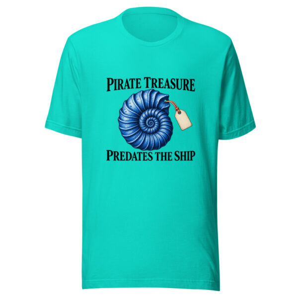 Pirate Treasure Predates The Ship Graphic Tee mockup 1 Pirate Treasure Predates The Ship Graphic Tee front view
